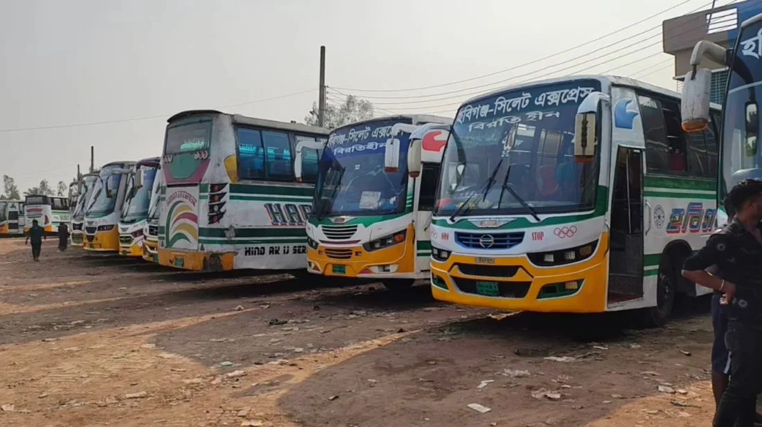 হবিগঞ্জে সর্বাত্মক ধর্মঘট, চলছে না কোনও ধরনের গণপরিবহন