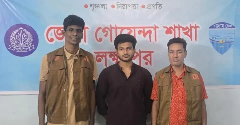 হাসপাতালে ঢুকে স্বেচ্ছাসেবক দল নেতাকে পেটানো সেই ছাত্রদল নেতা গ্রেফতার