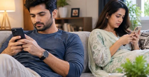 পাশে থেকেও দূরে? ফোনের কারণে সম্পর্কে যে দূরত্ব বাড়ে
