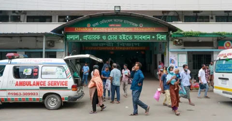 নয়াপল্টনে এসি বিস্ফোরণে যুবকের মৃত্যু