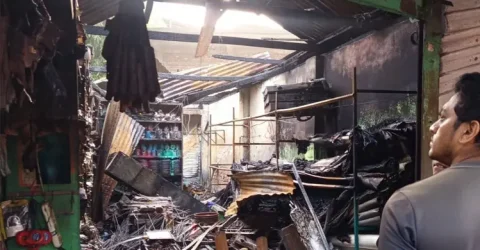পরশুরামে এবার পুড়ল ১৯ দোকান, ক্ষতি দুই কোটি টাকার