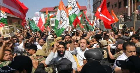 কাশ্মীরেও বিক্ষোভ শুরু