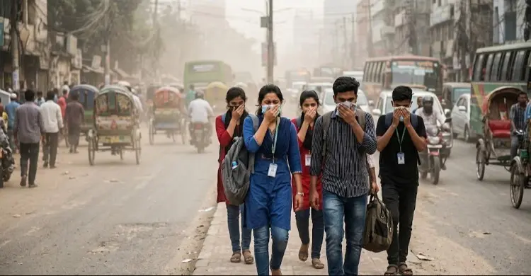 এশিয়ার বাতাসে আজ দূষণ বেশি, ঢাকার কী অবস্থা?