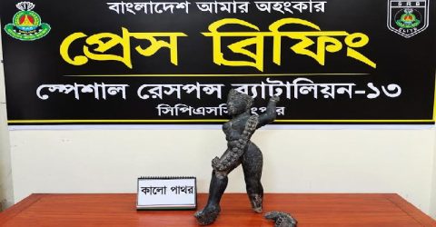 কষ্টিপাথরের কালীমূর্তি উদ্ধার, গ্রেফতার ১